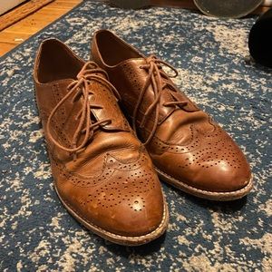 Madewell Juliette Oxford - dark chestnut - real leather - size 10